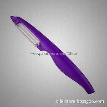 Purple Toothbrush Shape Ceramic Peeler